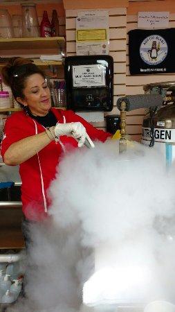 Arctic Blast Nitrogen Frozen Ice Cream